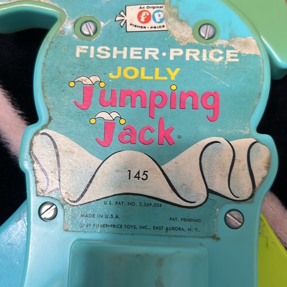 Vintage Fisher Price Jolly Jumping Jack - Picture 9 of 9